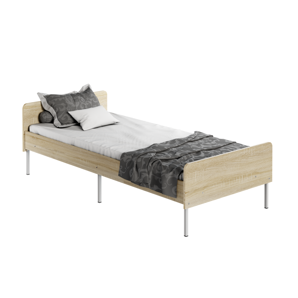 Ліжко одномісне КР-27, 2000х700 мм МЕБЛІ-ТЕХНОСТИЛЬ